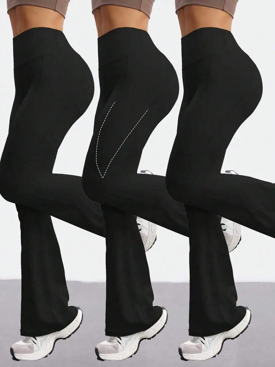 High-Waisted Flared Yoga Pants Butt Lifting Tummy Control Wide Leg Workout Leggings
High-Waisted Flared Yoga Pants Butt Lifting Tummy Control Wide Leg Workout Leggings