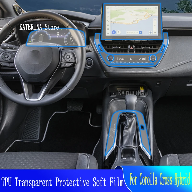 For Corolla Cross Hybrid(2022-2023)Anti-scratch Car Interior Center Console Navigation Transparent TPU Protective Film
For Corolla Cross Hybrid(2022-2023)Anti-scratch Car Interior Center Console Navigation Transparent TPU Protective Film