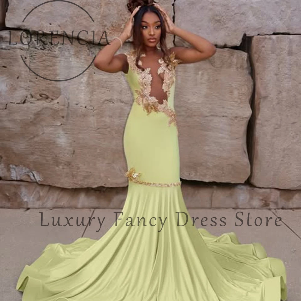 Sexy Sparkly Glitter Prom Dresses for Women Elegant Mermaid Evening Party Gowns Customized Sleeveless Court Train robe de mariée
Sexy Sparkly Glitter Prom Dresses for Women Elegant Mermaid Evening Party Gowns Customized Sleeveless Court Train robe de mariée