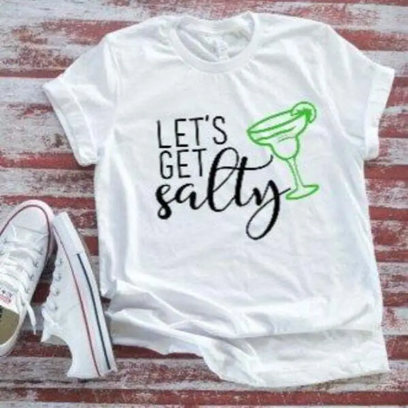 Let'S Get Salty Soft White T Shirt
Let'S Get Salty Soft White T Shirt