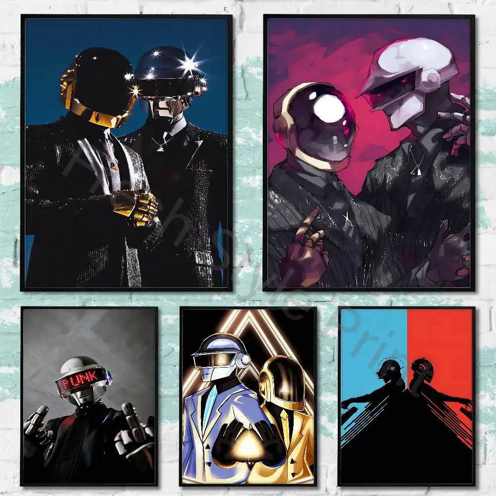 D-Daft P-Punk Band Poster Fancy Wall Sticker for Living room bar retro decorative painting room
D-Daft P-Punk Band Poster Fancy Wall Sticker for Living room bar retro decorative painting room