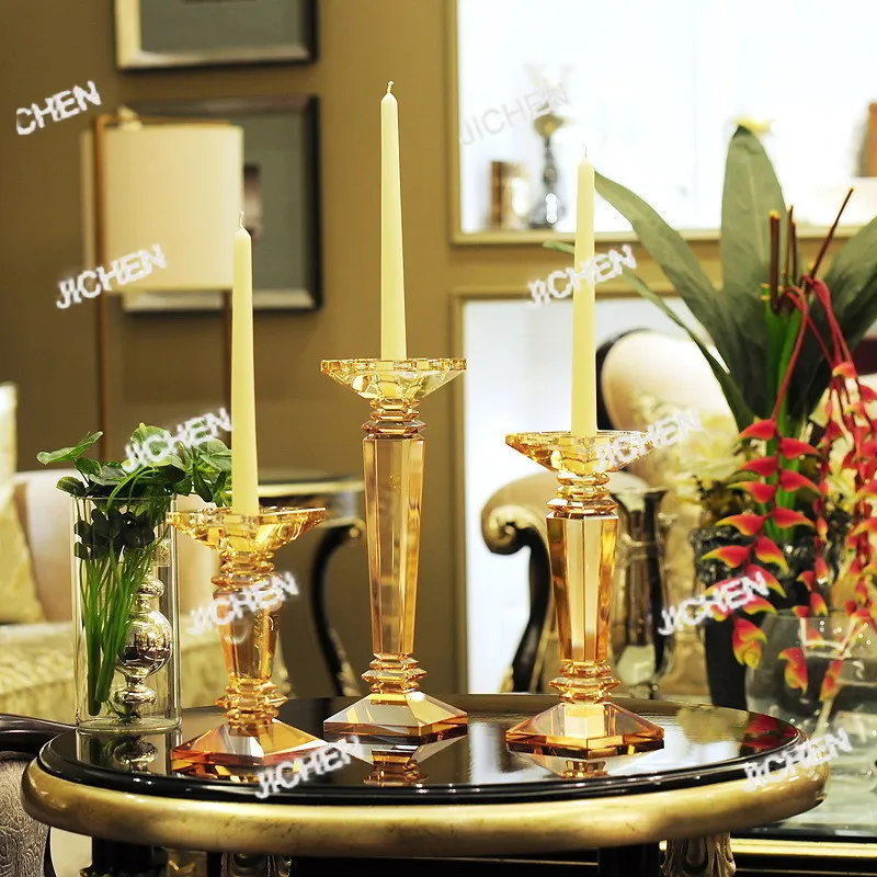 XXH Crystal Glass Candle Holder, Romantic Wedding Table Candle Holder Ornament
XXH Crystal Glass Candle Holder, Romantic Wedding Table Candle Holder Ornament