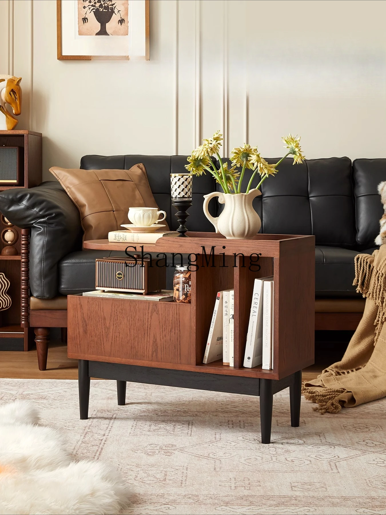 TMJ medieval style solid wood edge few living room bedroom retro bedside small table small coffee table sofa side
TMJ medieval style solid wood edge few living room bedroom retro bedside small table small coffee table sofa side