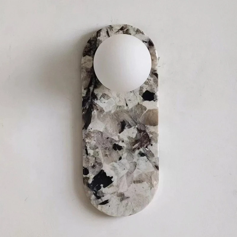 Nordic Minimalist Natural Marble Wall Lamp Designer Sconce for Hotel Villa Living Room Bedroom Bedside Atmosphere Lighting
Nordic Minimalist Natural Marble Wall Lamp Designer Sconce for Hotel Villa Living Room Bedroom Bedside Atmosphere Lighting