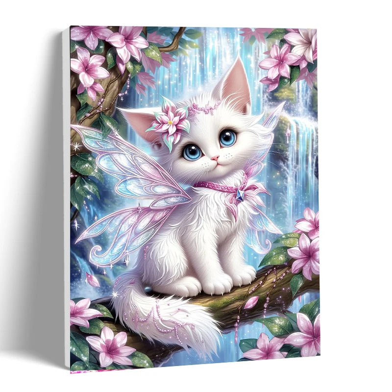 CHENISTORY DIY Picture By Number White Cat Kits Handpainted Oil Painting By Number Drawing On Canvas Home Decoration
CHENISTORY DIY Picture By Number White Cat Kits Handpainted Oil Painting By Number Drawing On Canvas Home Decoration