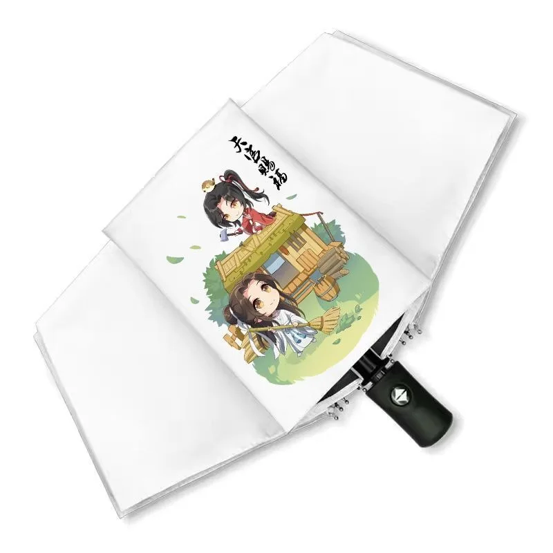 Черно-белый, TI Guan Ci Fu, небесное официальное благословение, аниме в китайском стиле, анти-УФ-излучение, автоматический компактный зонт от дождя для женщин и мужчин 
Черно-белый, TI Guan Ci Fu, небесное официальное благословение, аниме в китайском стиле, анти-УФ-излучение, автоматический компактный зонт от дождя для женщин и мужчин