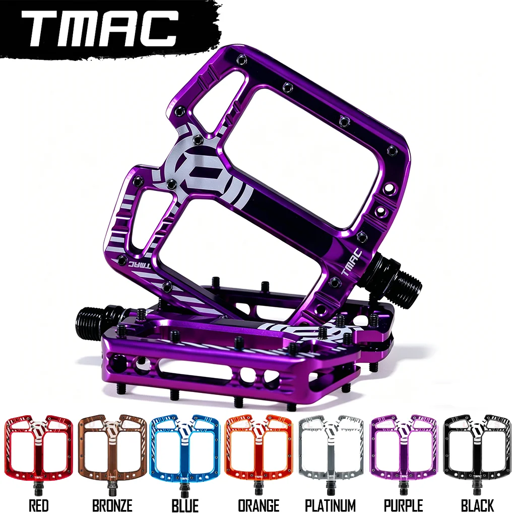 TMAC pedal Bicycle pedals Aluminum alloy wide platform pedals BMX downhill Mtb Bike Accessories MTB DH Bike Anti-Slip Pedal
TMAC pedal Bicycle pedals Aluminum alloy wide platform pedals BMX downhill Mtb Bike Accessories MTB DH Bike Anti-Slip Pedal