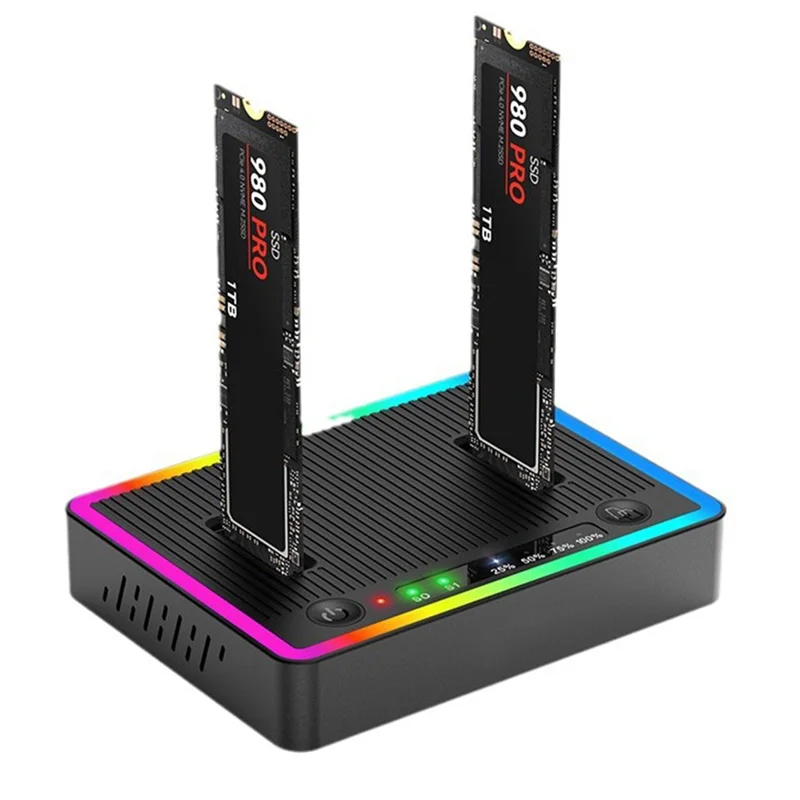 EF-Dual Protocol M. 2 Dual Disk Clone Docking Station SATA/Nvme Base Hard Disk Box Offline Clone Copy Machine 20GB
EF-Dual Protocol M. 2 Dual Disk Clone Docking Station SATA/Nvme Base Hard Disk Box Offline Clone Copy Machine 20GB