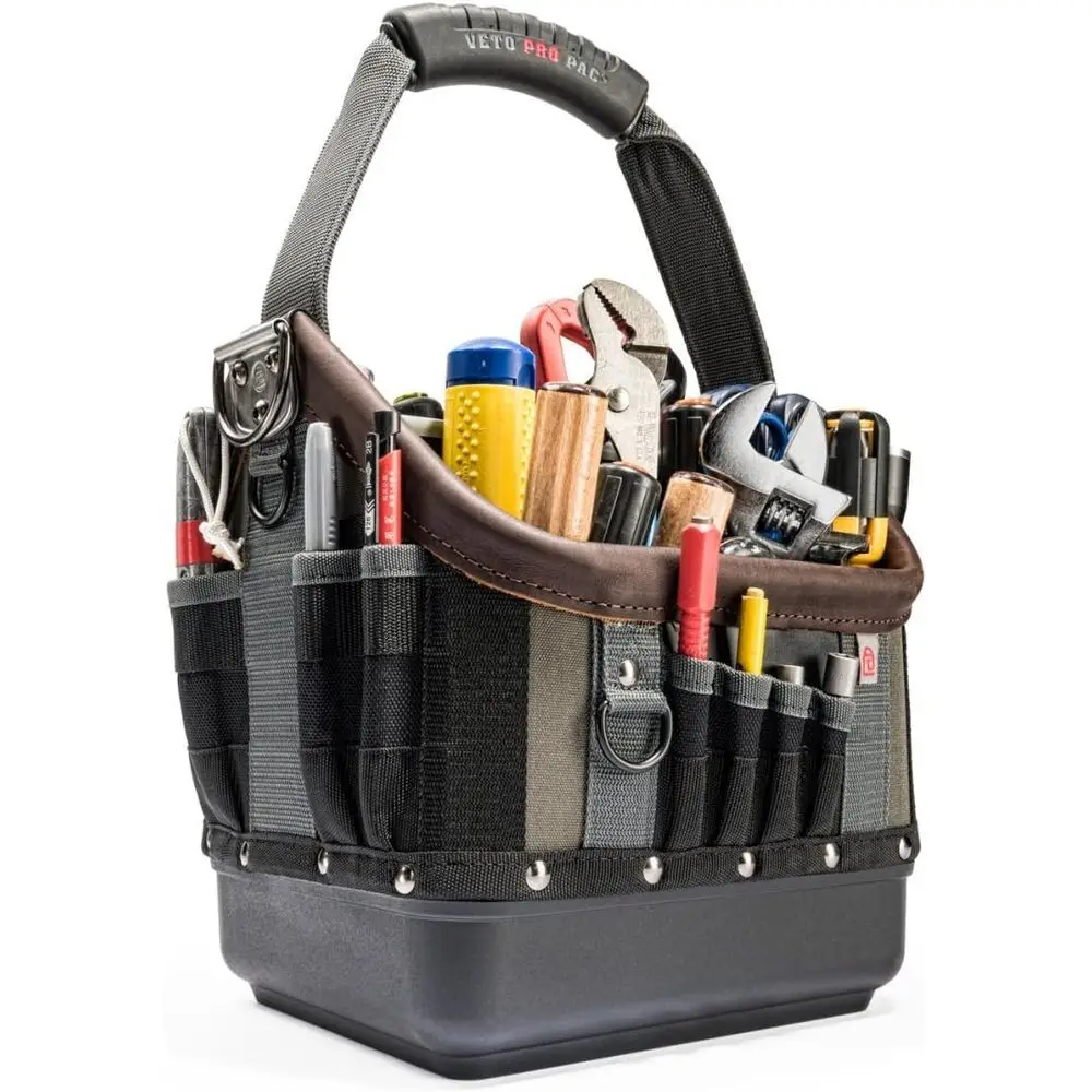 Open Top Tool Bag | 28 Pockets | Waterproof Base | Ergonomic Grip & Shoulder Strap | Easy Access Pouch
Open Top Tool Bag | 28 Pockets | Waterproof Base | Ergonomic Grip & Shoulder Strap | Easy Access Pouch