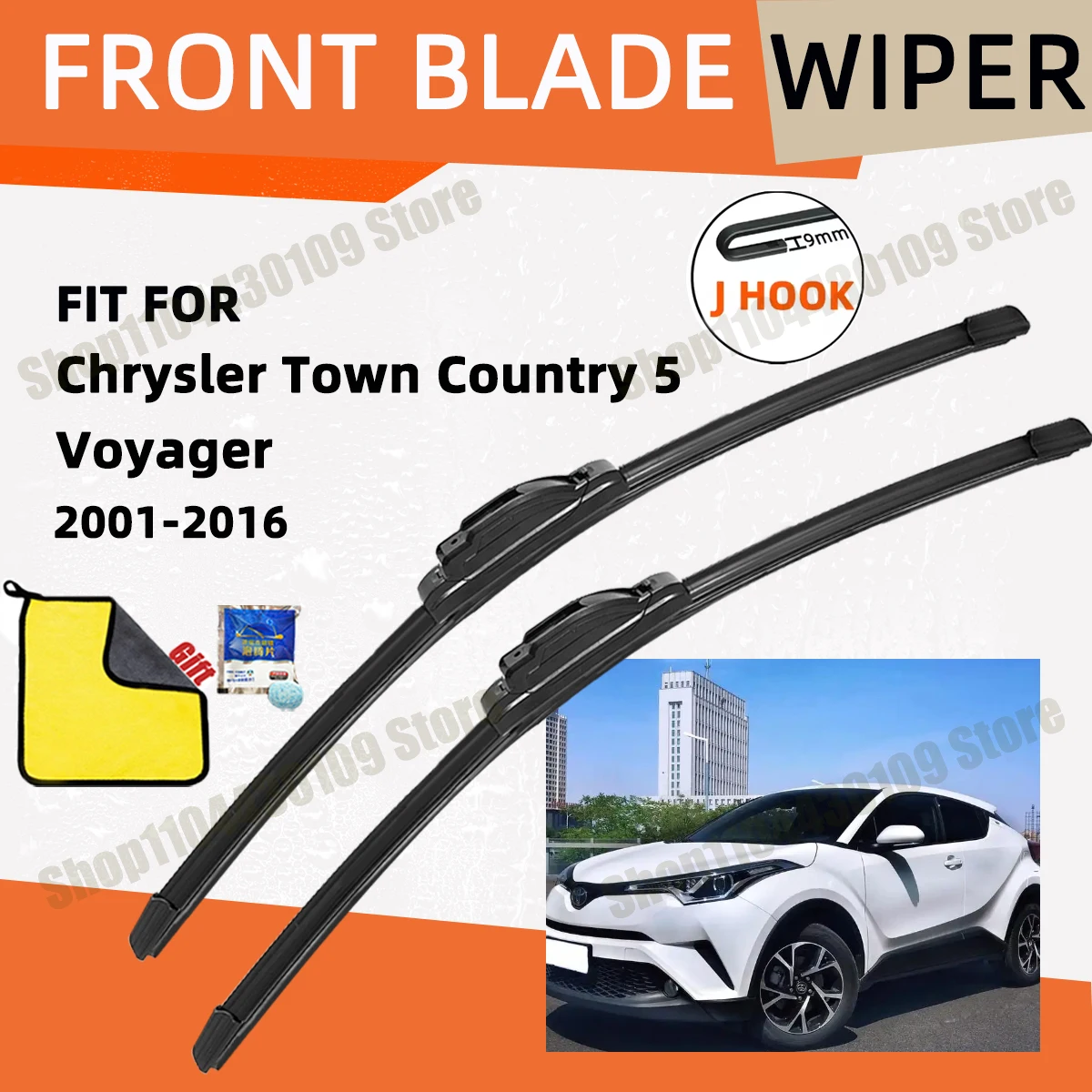 Double Rubber Car Wiper for Chrysler Town Country 5 Voyager Front Wiper Blades Brushes Auto Windscreen Window Accessories
Double Rubber Car Wiper for Chrysler Town Country 5 Voyager Front Wiper Blades Brushes Auto Windscreen Window Accessories