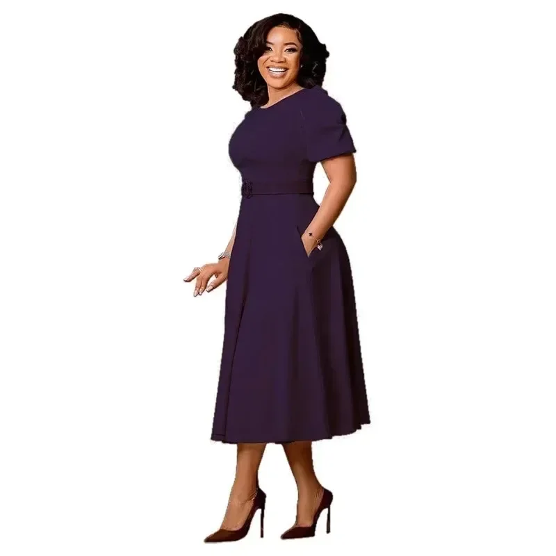 2025 Fashion African Dresses for Women Spring African Short Sleeve O-neck Polyester Midi Dress Dashiki Africa Clothing S-3XL
2025 Fashion African Dresses for Women Spring African Short Sleeve O-neck Polyester Midi Dress Dashiki Africa Clothing S-3XL