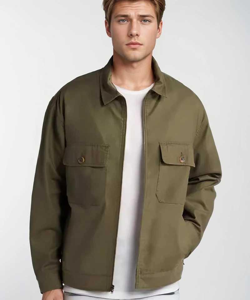 2024 Hot Selling Men's Jackets Spring and Autumn New Fashion Lapel Jackets Workwear Zipper Cardigan Men's Jackets
2024 Hot Selling Men's Jackets Spring and Autumn New Fashion Lapel Jackets Workwear Zipper Cardigan Men's Jackets