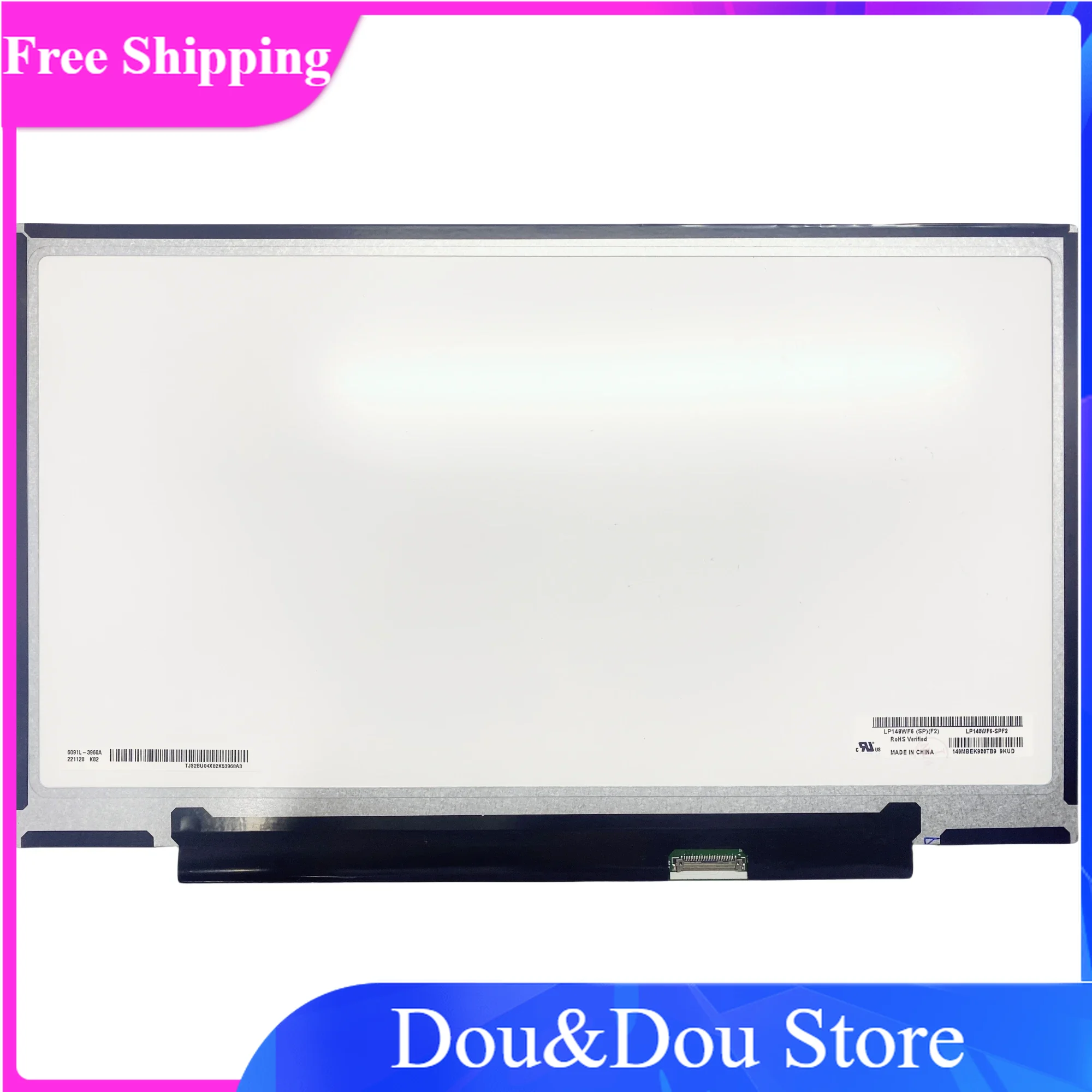 LP140WF6 SPF2 14 inch 30pins Laptop 1920x1080 IPS LCD screen Replacement Display Panel Matrix
LP140WF6 SPF2 14 inch 30pins Laptop 1920x1080 IPS LCD screen Replacement Display Panel Matrix