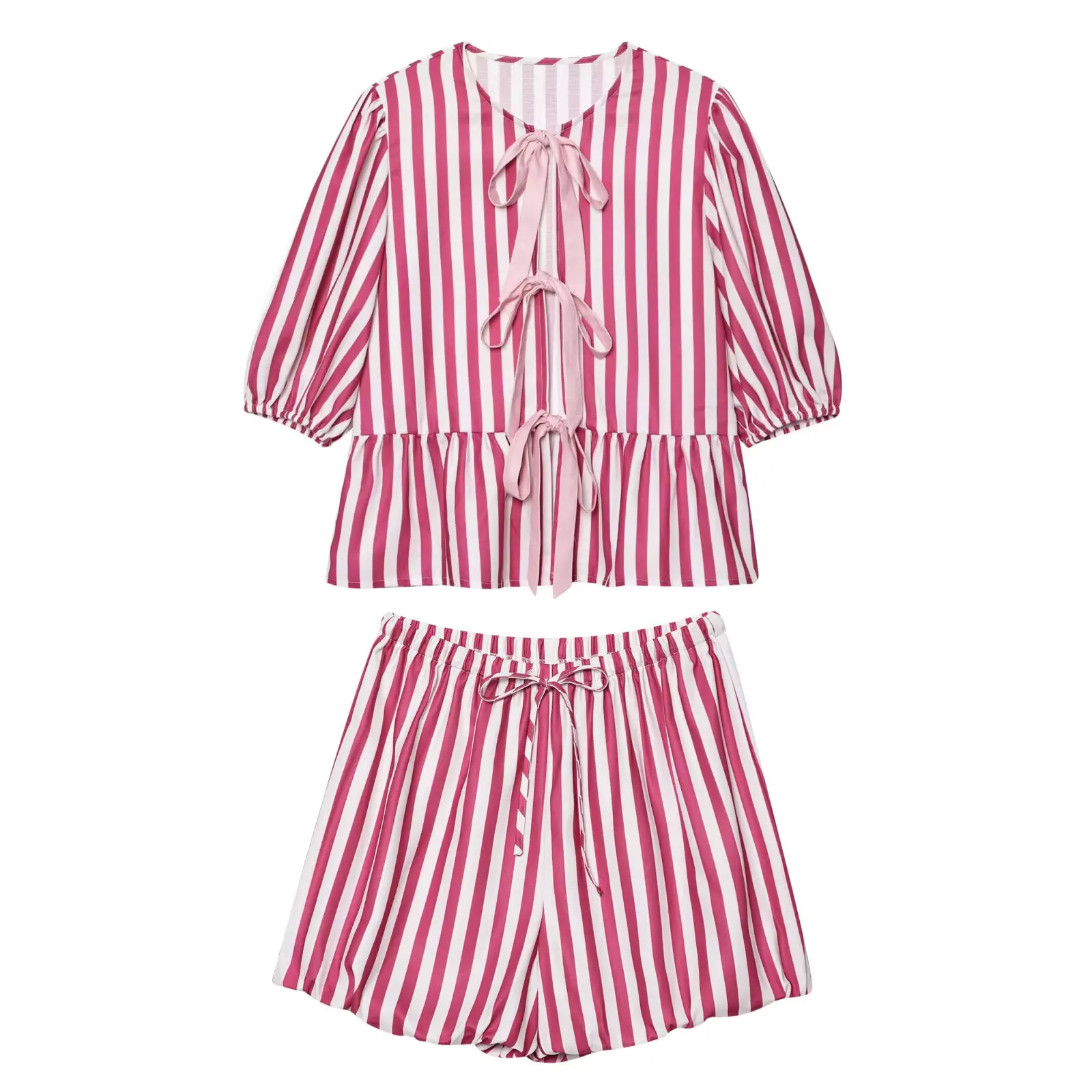 Korejepo 2025 New Women Clothing European AAmerican Style French Niche Lace Up Decoration Loose Top Casual Shorts
Korejepo 2025 New Women Clothing European AAmerican Style French Niche Lace Up Decoration Loose Top Casual Shorts