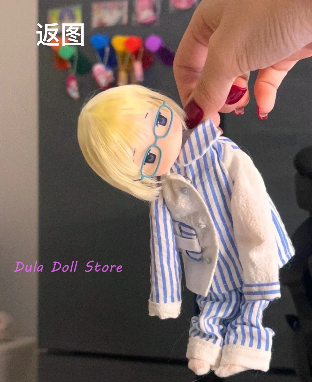Dula Doll Clothes for Blythe Landoudou Landazz ob24 ob22 Licca 1/6 Doll Blue and white striped patient gown
Dula Doll Clothes for Blythe Landoudou Landazz ob24 ob22 Licca 1/6 Doll Blue and white striped patient gown