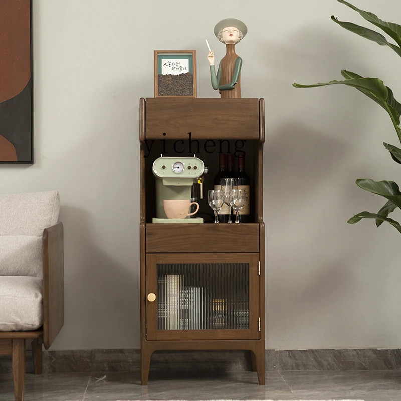 zz black walnut side cabinet solid wood TV stand cabinet sofa side chest simple storage living room
zz black walnut side cabinet solid wood TV stand cabinet sofa side chest simple storage living room