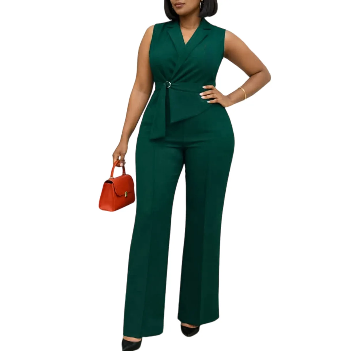 Dashiki African Clothes for Women Summer Fashion African Sleeveless V-neck Polyester Long Jumpsuit Casual Africa Clothing S-3XL
Dashiki African Clothes for Women Summer Fashion African Sleeveless V-neck Polyester Long Jumpsuit Casual Africa Clothing S-3XL