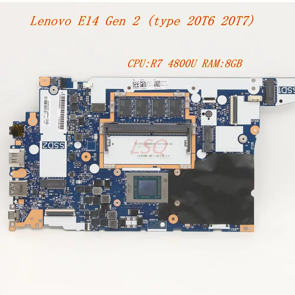 New For Lenovo Thinkpad E14 Gen 2( 20T6 20T7) Laptop Motherboard CPU: R7 4800U RAM:8G 5B20Z48187 5B20Z48186 5B20Z48185
New For Lenovo Thinkpad E14 Gen 2( 20T6 20T7) Laptop Motherboard CPU: R7 4800U RAM:8G 5B20Z48187 5B20Z48186 5B20Z48185