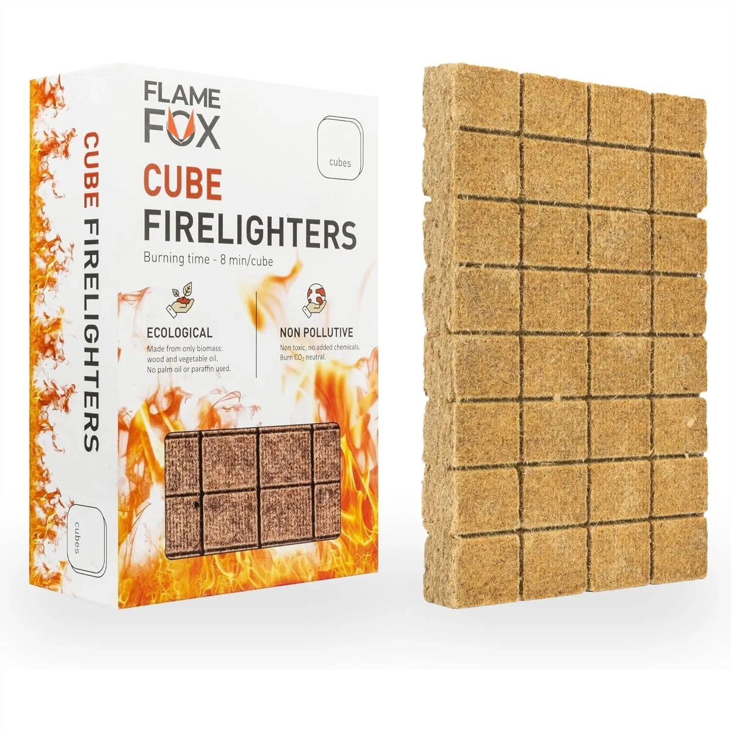 Fire Starter Cubes 320 Pcs - Quick Natural Fire Starters For Campfires, BBQ Grill, Fireplace, Fire Pit, Wood Stove, Charcoal And Kindling - Odorless, Long Burning Squares
Fire Starter Cubes 320 Pcs - Quick Natural Fire Starters For Campfires, BBQ Grill, Fireplace, Fire Pit, Wood Stove, Charcoal And Kindling - Odorless, Long Burning Squares