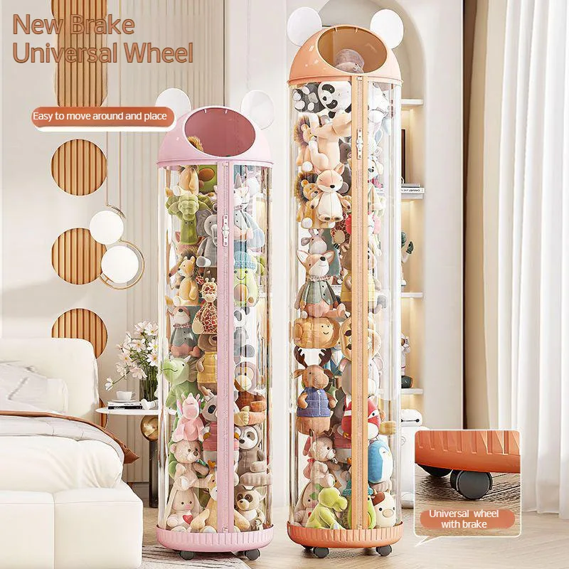 Прозрачное цилиндрическое ведро для хранения игрушечных кукол большой емкости, прозрачное большое ведро для хранения кукол
Прозрачное цилиндрическое ведро для хранения игрушечных кукол большой емкости, прозрачное большое ведро для хранения кукол