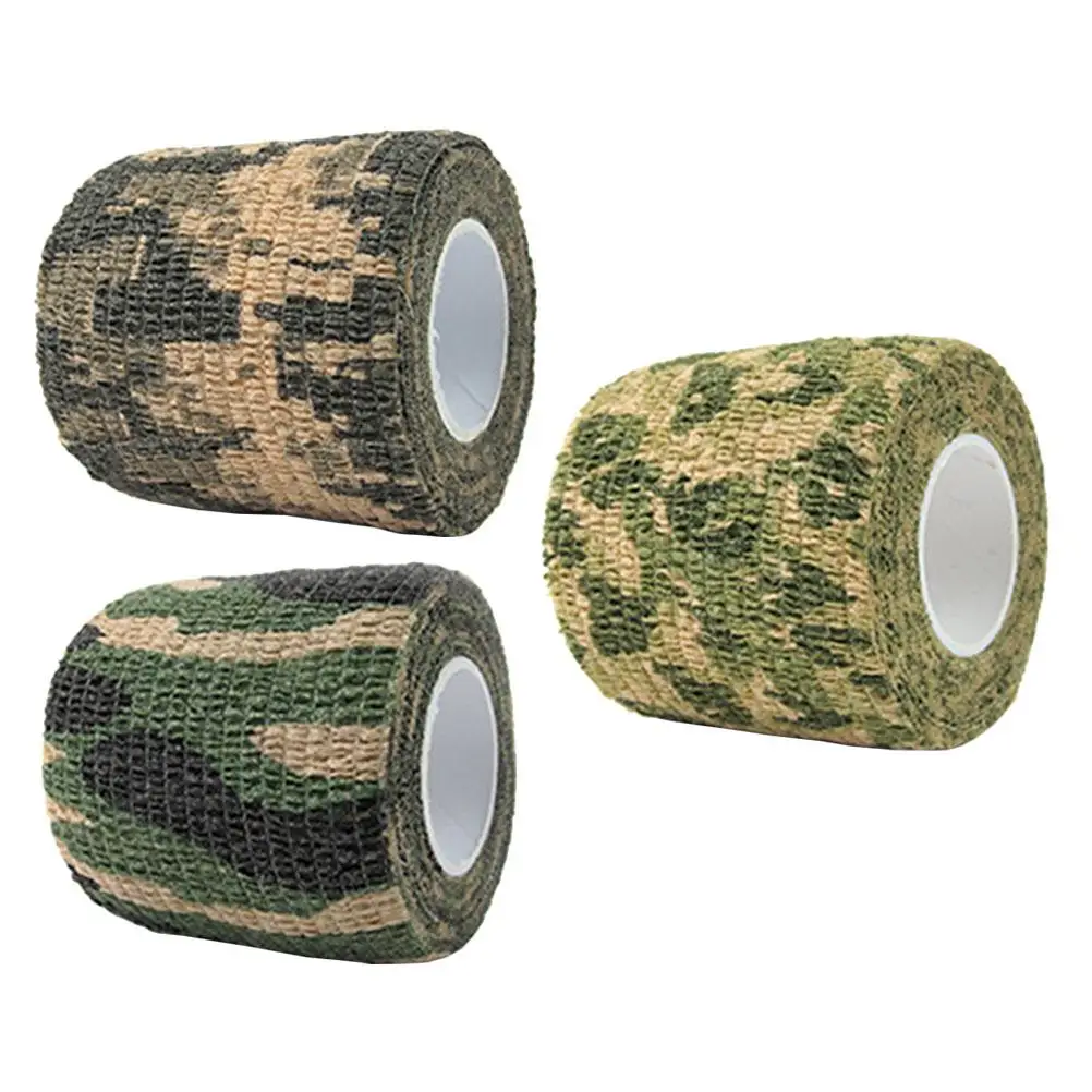 3pcs Camouflage Tape Elastic Wraps Jungle Grass Green Outdoor Hunting Water Resistant Practical Concealment
3pcs Camouflage Tape Elastic Wraps Jungle Grass Green Outdoor Hunting Water Resistant Practical Concealment