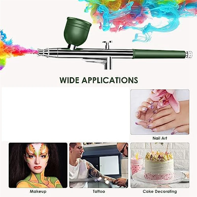MAKE-Rechargeable Cordless With Compressor - Portable Handheld Automatic Airbrush Set For Painting Cake Decorating Nail
MAKE-Rechargeable Cordless With Compressor - Portable Handheld Automatic Airbrush Set For Painting Cake Decorating Nail