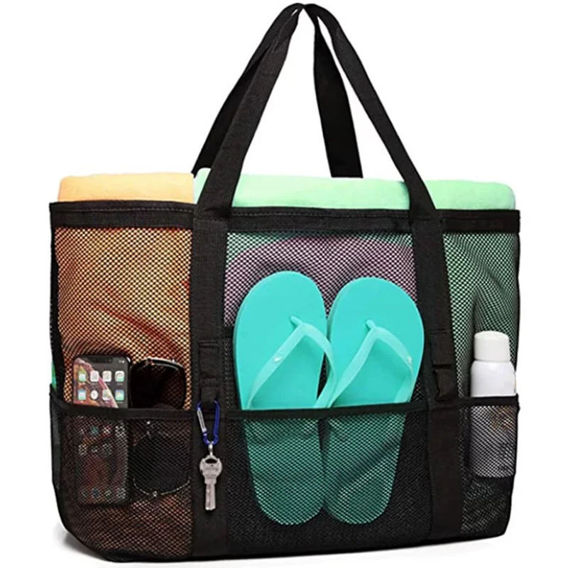 Beach Bag Large Capacity Mesh Portable Multifunctional Travel Handheld Single Shoulder Beach Bag Swimsuit Storage Bag Totes
Beach Bag Large Capacity Mesh Portable Multifunctional Travel Handheld Single Shoulder Beach Bag Swimsuit Storage Bag Totes