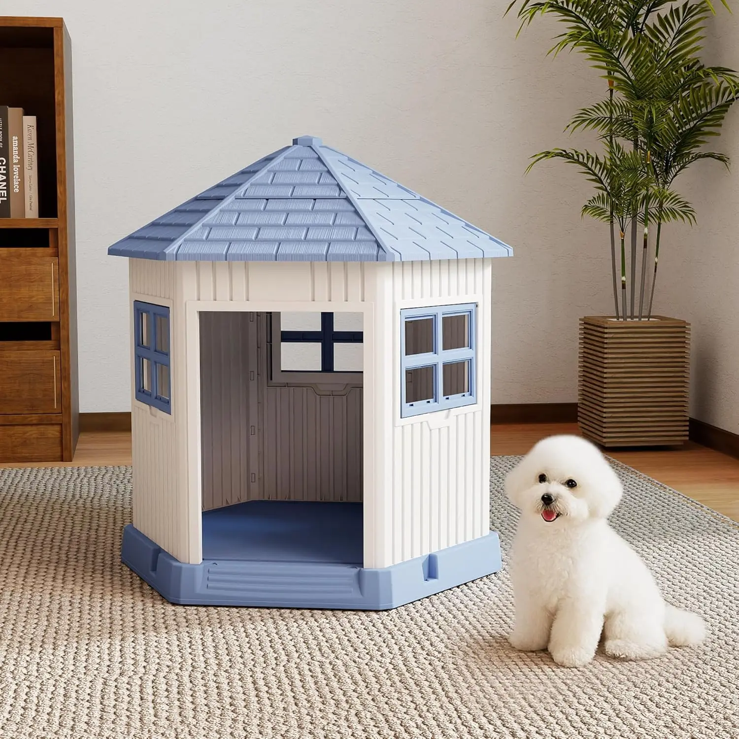 Dog House Indoor Outdoor Durable Large Dog Shelter with Outside Dog Kennel with Window and Elevated Floor for Small, Customized
Dog House Indoor Outdoor Durable Large Dog Shelter with Outside Dog Kennel with Window and Elevated Floor for Small, Customized