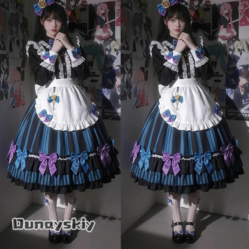 Hemera*Miliastra Wonderland Costume Kawaii Maid Outfit Bow Dress Sweet Lolita Retro Twin Ponytails Cosplay Anime Genshin Impact
Hemera*Miliastra Wonderland Costume Kawaii Maid Outfit Bow Dress Sweet Lolita Retro Twin Ponytails Cosplay Anime Genshin Impact