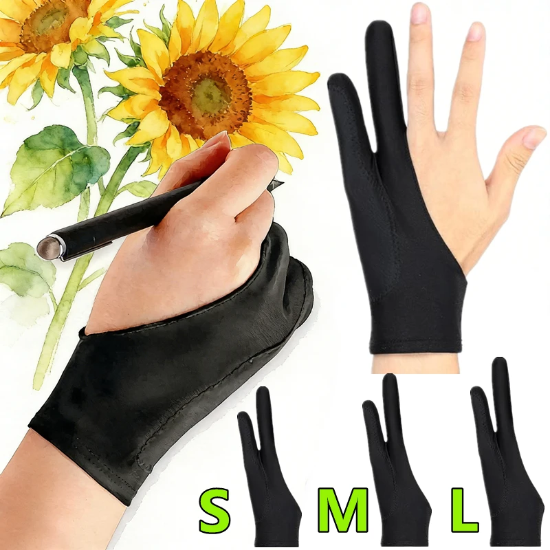 New S/M/L Two-Finger Drawing Gloves Anti-touch Anti-fouling for Tablet Digital Board Touch Screen Oil Painting Office Art Supply
New S/M/L Two-Finger Drawing Gloves Anti-touch Anti-fouling for Tablet Digital Board Touch Screen Oil Painting Office Art Supply