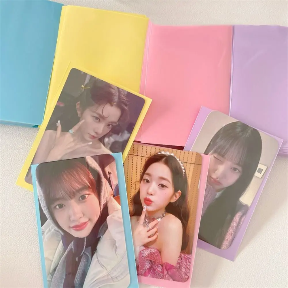 10pcs/set Macaron Color Idol Photo Protective Cover DIY Two-layer Photo Cards Bag Pure Color Photo Card Film Photo Storage
10pcs/set Macaron Color Idol Photo Protective Cover DIY Two-layer Photo Cards Bag Pure Color Photo Card Film Photo Storage