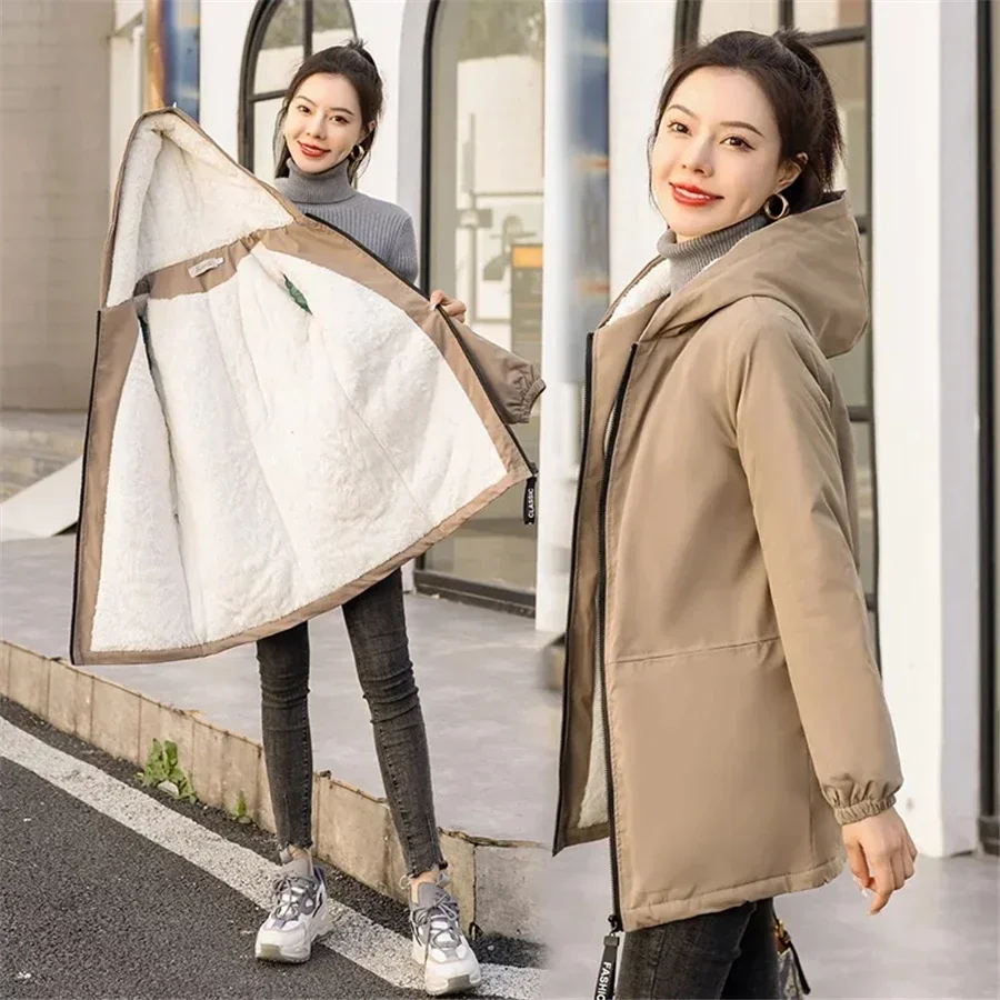 2025 Warm Thick Winter Jacket Cotton Padded Thicken Fleece Coat Women Parkas Overcoat Snow Wear Windbreaker Loose Jackets
2025 Warm Thick Winter Jacket Cotton Padded Thicken Fleece Coat Women Parkas Overcoat Snow Wear Windbreaker Loose Jackets