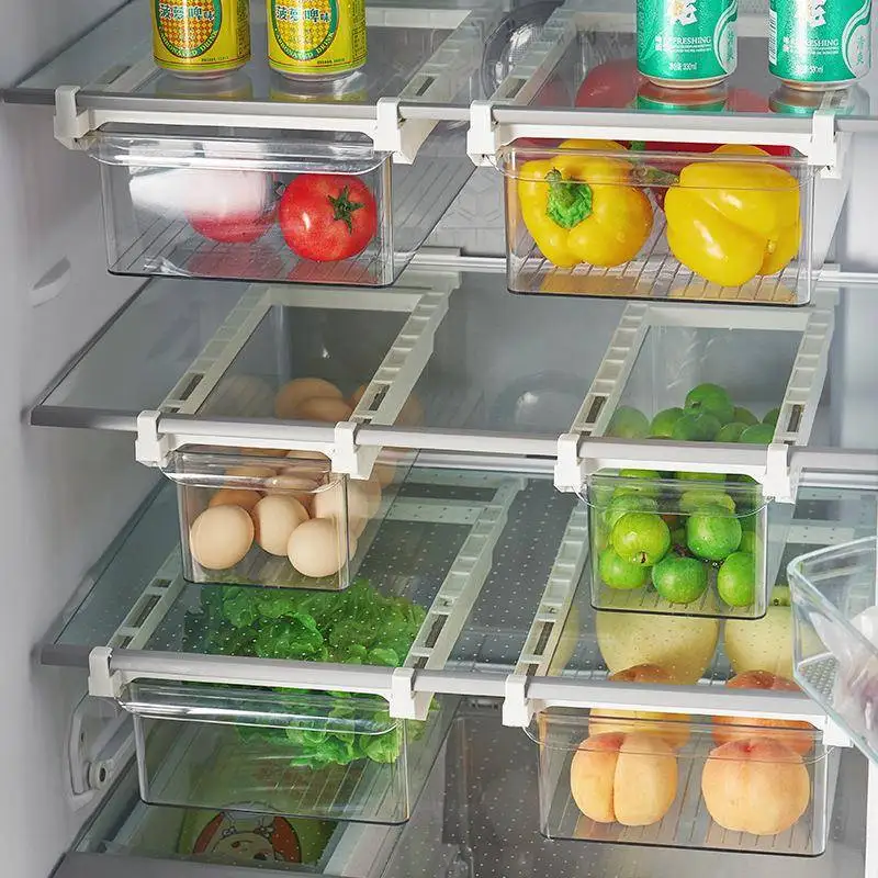 Drawer Style Egg Storage Box Hanging in Fridge Organizer Kitchen Shelf Internal Egg Box Freshness Preservation High Transparence
Drawer Style Egg Storage Box Hanging in Fridge Organizer Kitchen Shelf Internal Egg Box Freshness Preservation High Transparence