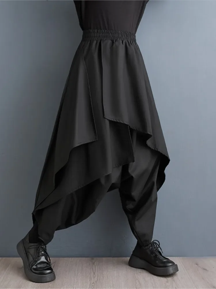 Oversized Autumn Winter New Pant Women Wide Leg Fashion Irregular Pleated Ladies Trousers Casual Loose Black Woman Pants E7959
Oversized Autumn Winter New Pant Women Wide Leg Fashion Irregular Pleated Ladies Trousers Casual Loose Black Woman Pants E7959