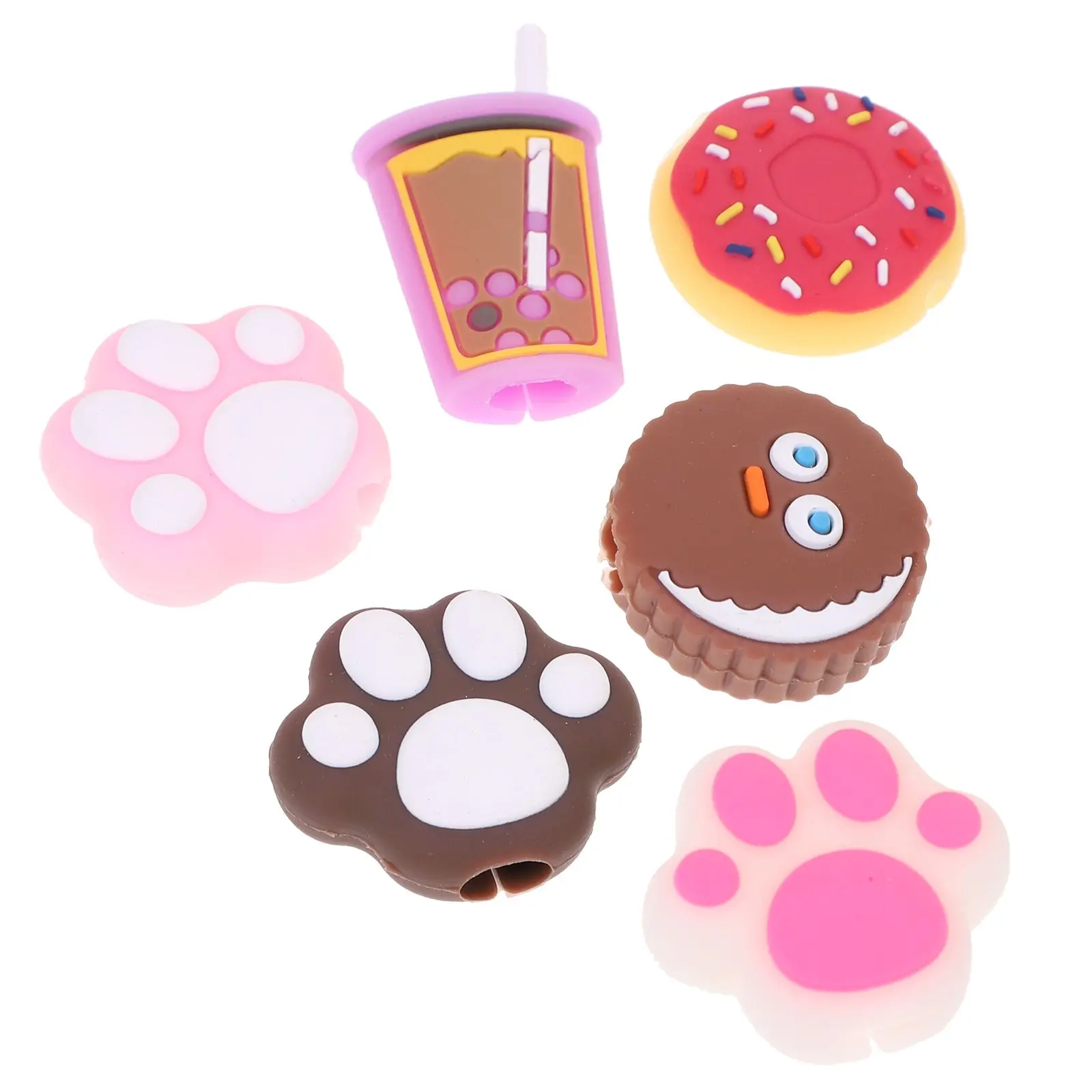 6 Pcs Data Cable Protective Cover Adorable Cartoon USB Cord Sleeve Shaped Protector Phone Accessories
6 Pcs Data Cable Protective Cover Adorable Cartoon USB Cord Sleeve Shaped Protector Phone Accessories