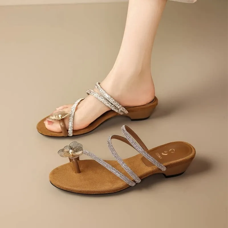 New Women's Shoes Exquisite Flower High Heeled Slippers for Woman Fashion Vacation Casual Shoes Designer Shoes Zapatos De Mujer
New Women's Shoes Exquisite Flower High Heeled Slippers for Woman Fashion Vacation Casual Shoes Designer Shoes Zapatos De Mujer