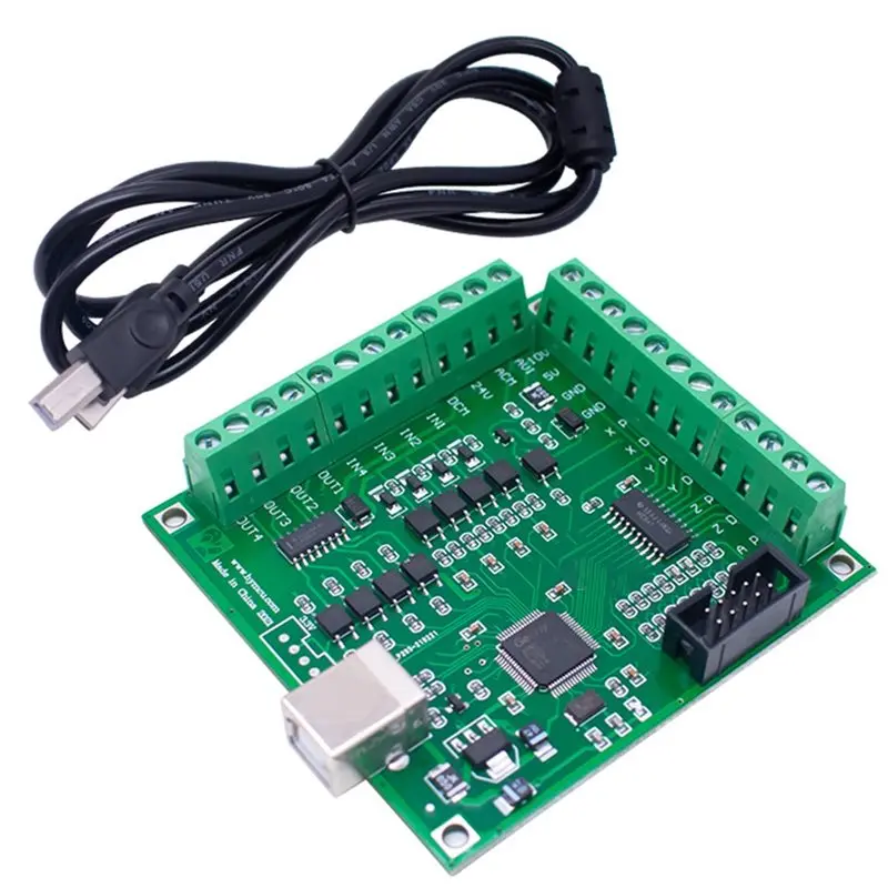 MACH3 CNC Motion Control Card For Stepper Motor 100Khz USB Breakout Board 4 Axis Interface Driver
MACH3 CNC Motion Control Card For Stepper Motor 100Khz USB Breakout Board 4 Axis Interface Driver