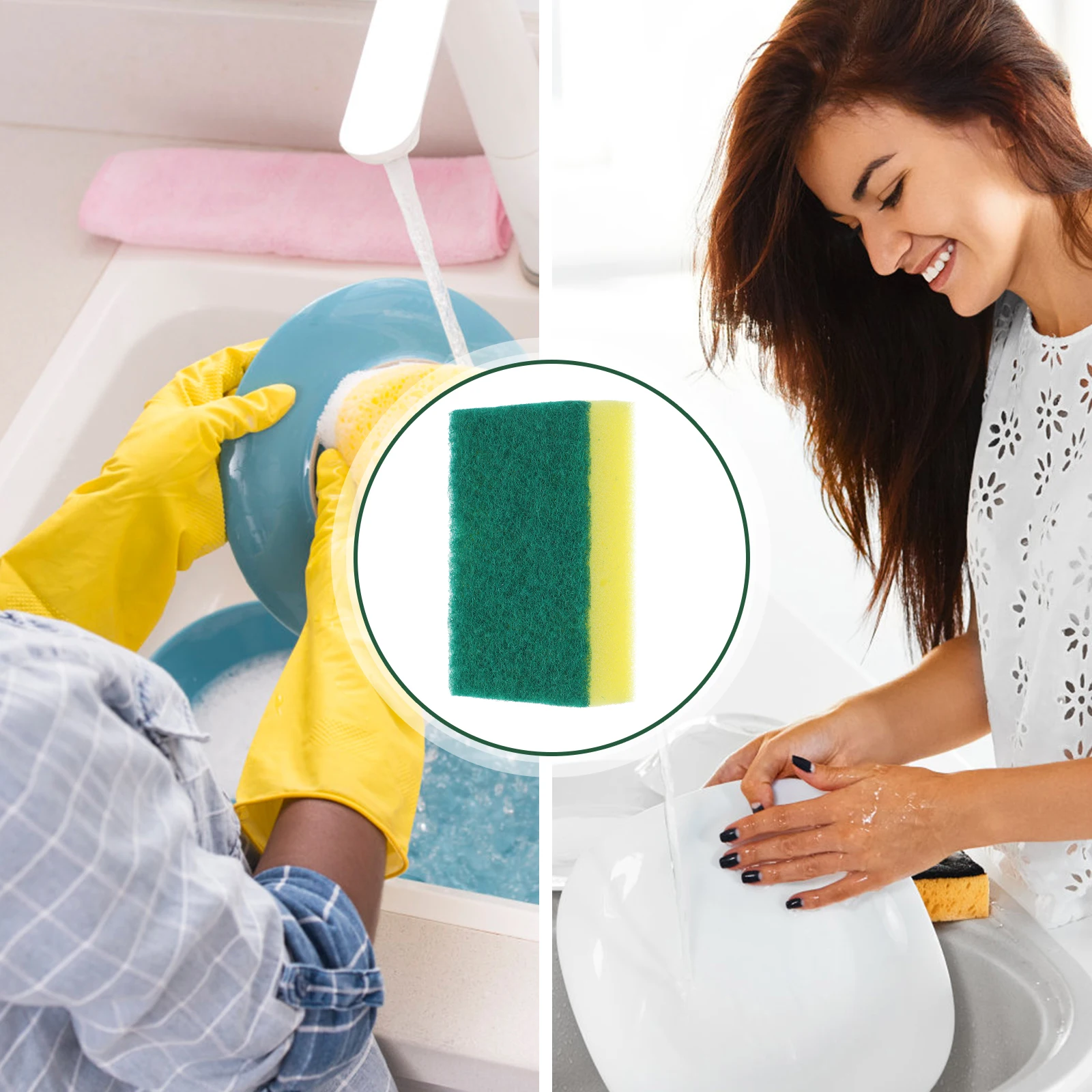 20pcs Cleaning Sponge High-density Double-sided Fast Bubbling Strong Water Absorption Kitchen Bathroom Stain Removal Scouring
20pcs Cleaning Sponge High-density Double-sided Fast Bubbling Strong Water Absorption Kitchen Bathroom Stain Removal Scouring