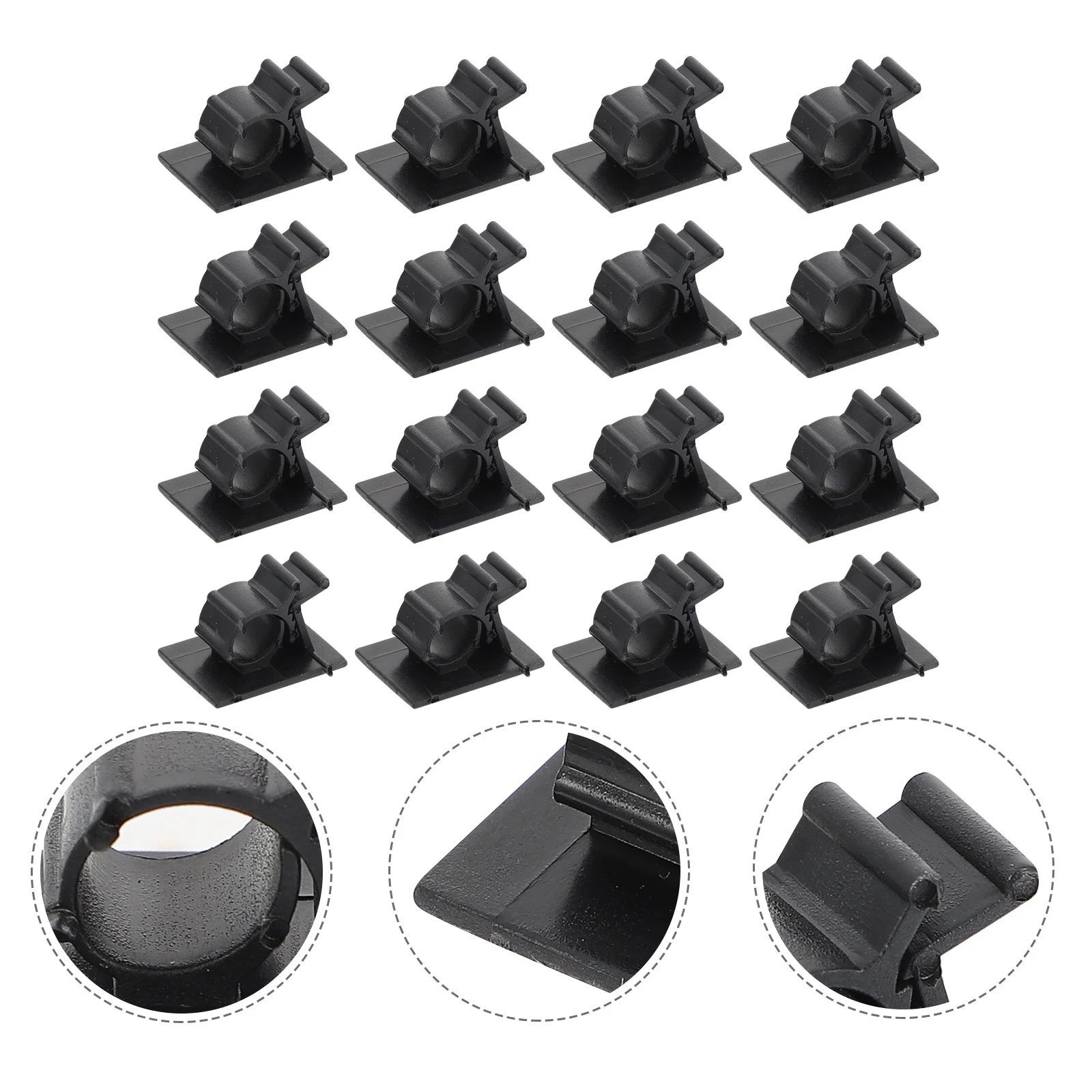 50Pcs Adjustable Adhesive Cable Clamp Cord Fixing Clips Cord Organizer Holder for Home Living Room Car Wire Management
50Pcs Adjustable Adhesive Cable Clamp Cord Fixing Clips Cord Organizer Holder for Home Living Room Car Wire Management
