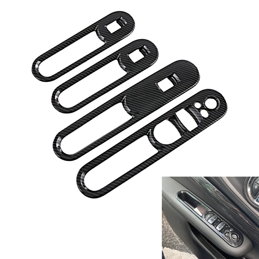 4Pcs Carbon Fiber Style Car Door Armrest Window Lift Switch Button Panel Cover Trim Sticker For Mini Clubman F54 2016-2022
4Pcs Carbon Fiber Style Car Door Armrest Window Lift Switch Button Panel Cover Trim Sticker For Mini Clubman F54 2016-2022