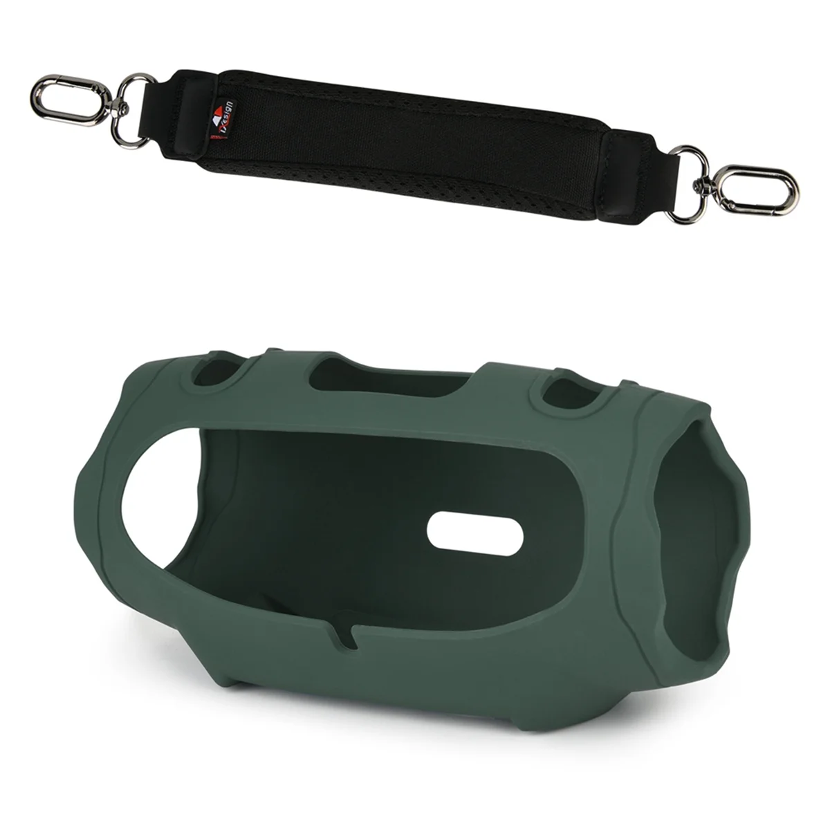 IIJJ-TXESIGN Speaker Silicone Protective Case Portable Travel Carrying Case with Adjustable Shoulder Strap for JBL Xtreme4 Green
IIJJ-TXESIGN Speaker Silicone Protective Case Portable Travel Carrying Case with Adjustable Shoulder Strap for JBL Xtreme4 Green