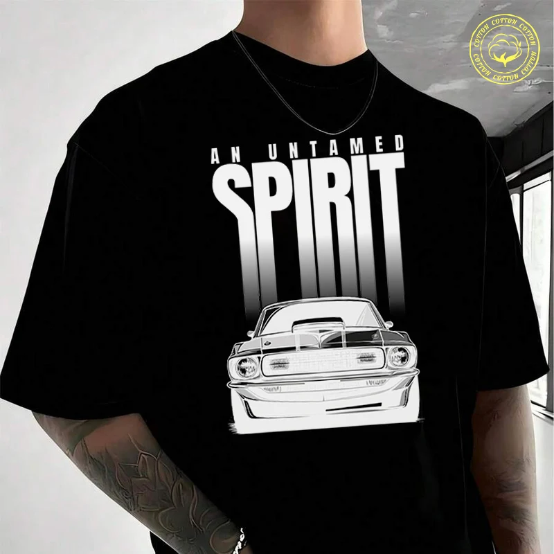 An Untamed Spirit Car Moto Cotton T-Shirt New Men's Casual O-neck Short Sleeve Tees
An Untamed Spirit Car Moto Cotton T-Shirt New Men's Casual O-neck Short Sleeve Tees