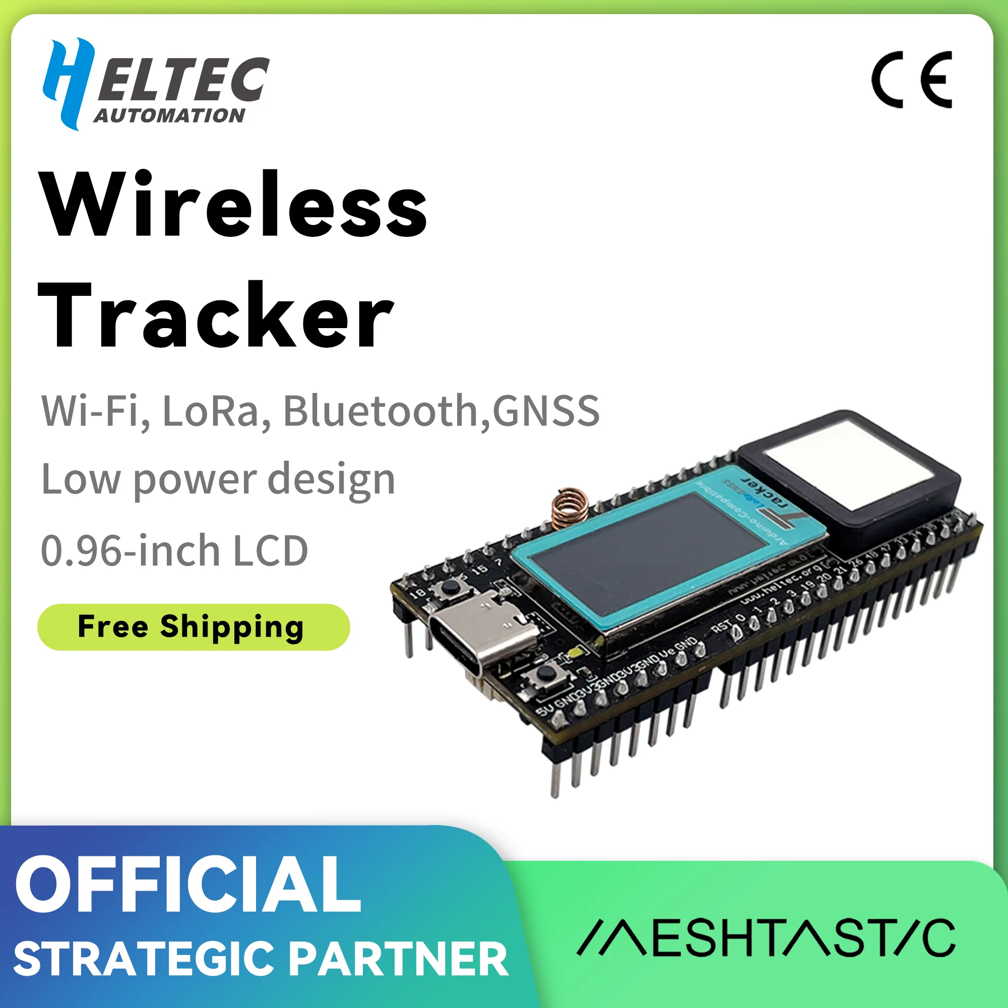 Heltec ESP32 LoRa Meshtastic Asset Wireless Tracker SX1262 Wi-Fi BLE GPS Tracker for Vehicle Bike Kids Pet Car Fitness Tracker
Heltec ESP32 LoRa Meshtastic Asset Wireless Tracker SX1262 Wi-Fi BLE GPS Tracker for Vehicle Bike Kids Pet Car Fitness Tracker