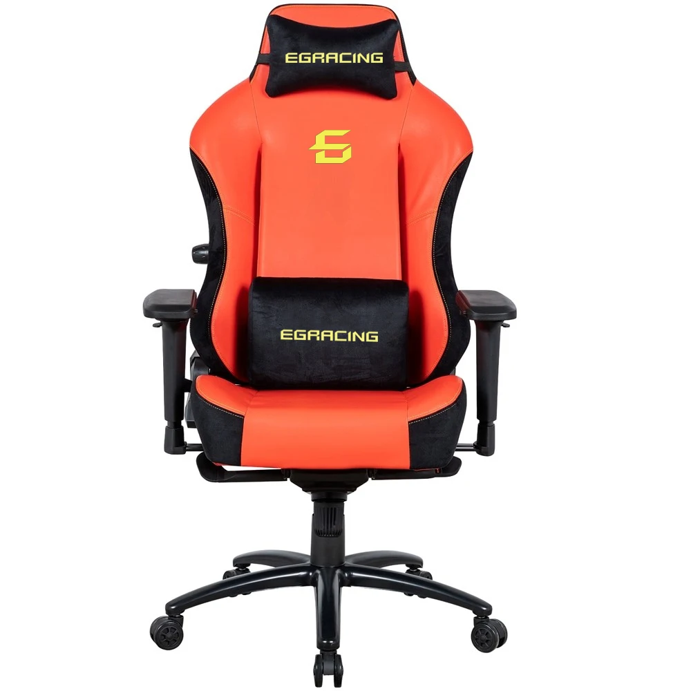 Wholesale High-Back Orange Gaming Chair With Adjustable Lumbar Support New Design Swivel Chair Industrial Style Manufacture
Wholesale High-Back Orange Gaming Chair With Adjustable Lumbar Support New Design Swivel Chair Industrial Style Manufacture