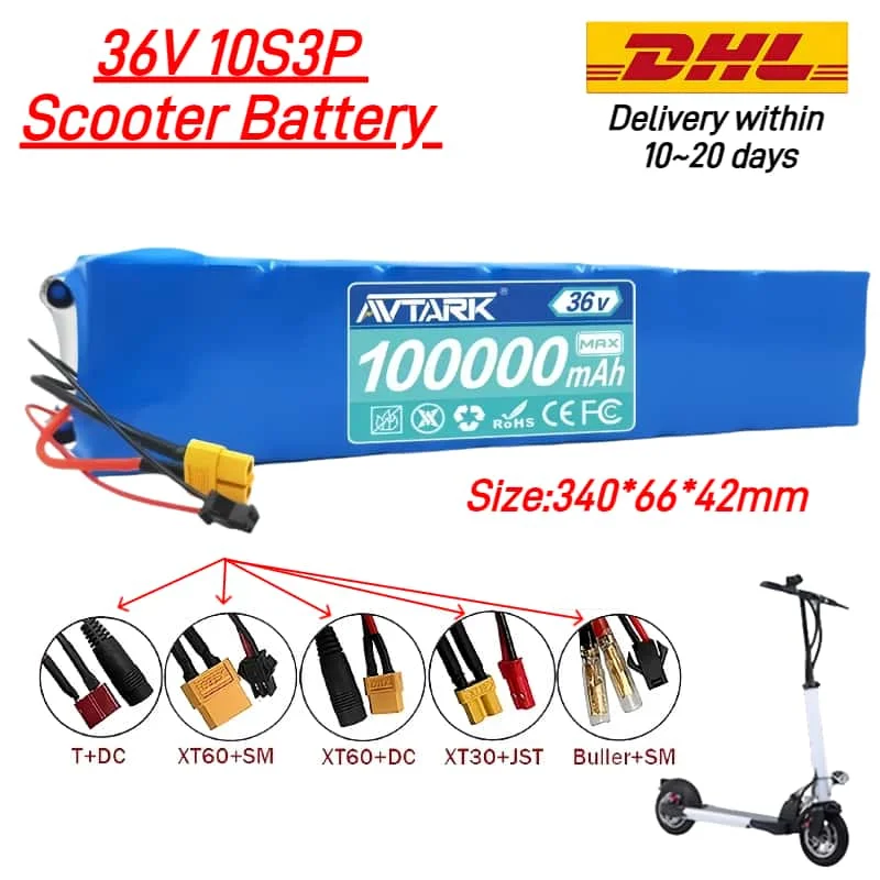 Original 36V 10S3P 100Ah Battery Pack for Xiaomi M365 M356 PRO 250W~500W Electric Scooter 36v 21700 Li-ion Battery 100Ah✅
Original 36V 10S3P 100Ah Battery Pack for Xiaomi M365 M356 PRO 250W~500W Electric Scooter 36v 21700 Li-ion Battery 100Ah✅