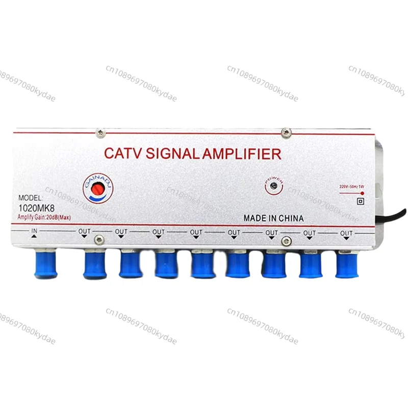 A32T-1020MK8 CATV Signal Amplifier Cable TV Splitter Amplifier 1IN8 OUT 20DB Digital TV Antenna Signal Booster TV Signal Amp EU
A32T-1020MK8 CATV Signal Amplifier Cable TV Splitter Amplifier 1IN8 OUT 20DB Digital TV Antenna Signal Booster TV Signal Amp EU