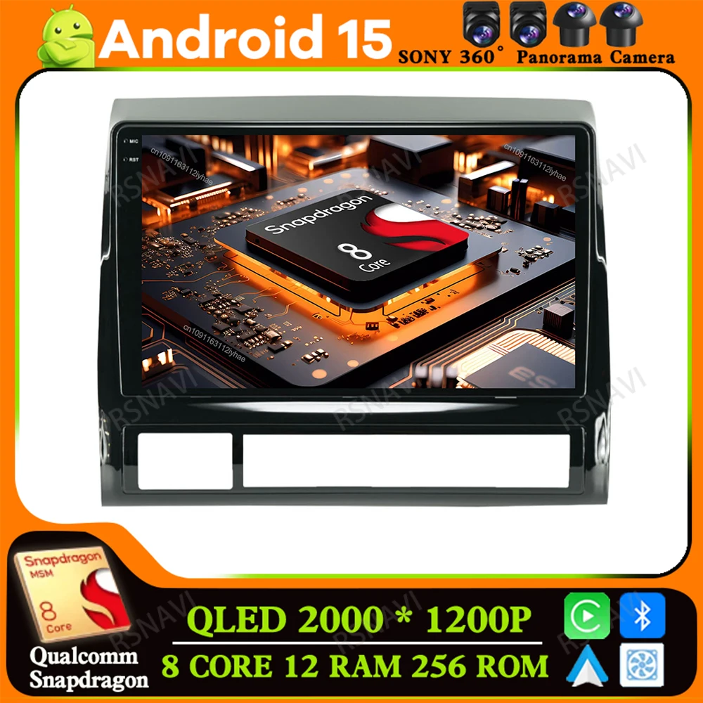 Android 15 For Toyota Tacoma 2 Hilux 2005-2013 Qualcomm Car Radio Viedo Player 5G WIFI Navigation GPS Multimedia BT
Android 15 For Toyota Tacoma 2 Hilux 2005-2013 Qualcomm Car Radio Viedo Player 5G WIFI Navigation GPS Multimedia BT