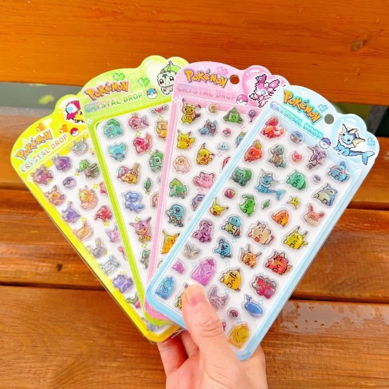 4Pcs Pokemon Pikachu Eeveelution Squirtle Pixel Style Three-Dimensional Sticker Diy Notebook Phone Case Friend Birthday Gift
4Pcs Pokemon Pikachu Eeveelution Squirtle Pixel Style Three-Dimensional Sticker Diy Notebook Phone Case Friend Birthday Gift