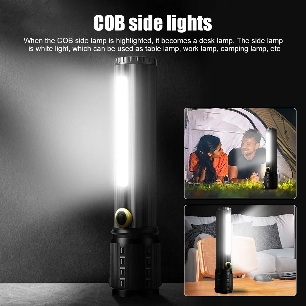 Портативный P50 + COB 13LED фонарик, тактисветильник фонарь, зум, USB Перезаряжаемый фонарь, 3 режима, фонарь для кемпинга, рыбалки, пешего туризма
Портативный P50 + COB 13LED фонарик, тактисветильник фонарь, зум, USB Перезаряжаемый фонарь, 3 режима, фонарь для кемпинга, рыбалки, пешего туризма
