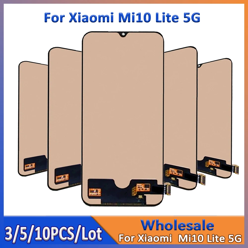 Wholesale Lot Of 3/5/10 For Xiaomi Mi10 Lite 5G LCD Screens with Replacement Display For Bulk Purchase
Wholesale Lot Of 3/5/10 For Xiaomi Mi10 Lite 5G LCD Screens with Replacement Display For Bulk Purchase